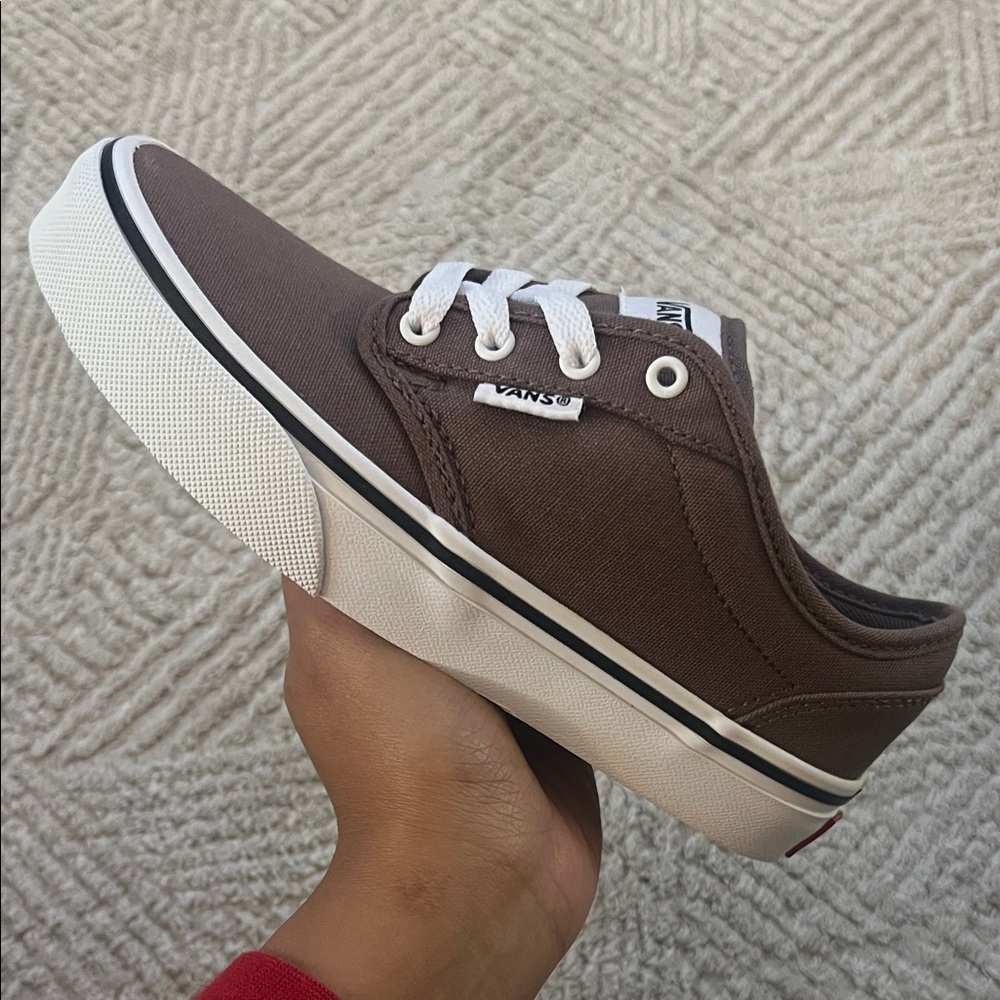 Little Boy’s Vans Canvas Atwood Deep Taupe Shoes